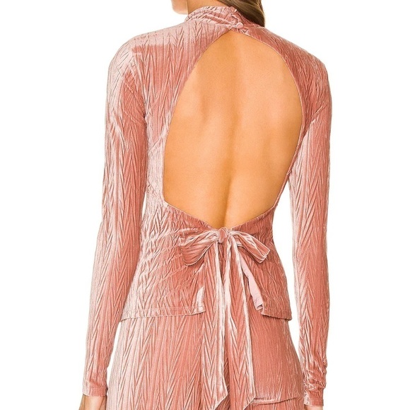 NWT Michael Costello x REVOLVE Piera Top in Mauve Size‎ Medium - Picture 9 of 10